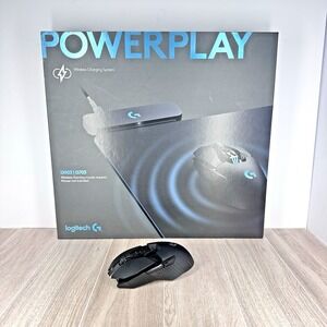 Logitech PowerPlay Wireless Charging Mouse Pad System + Gaming Mouse Bundle